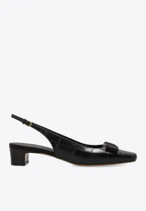 30 Iconic Bow Slingback Pumps