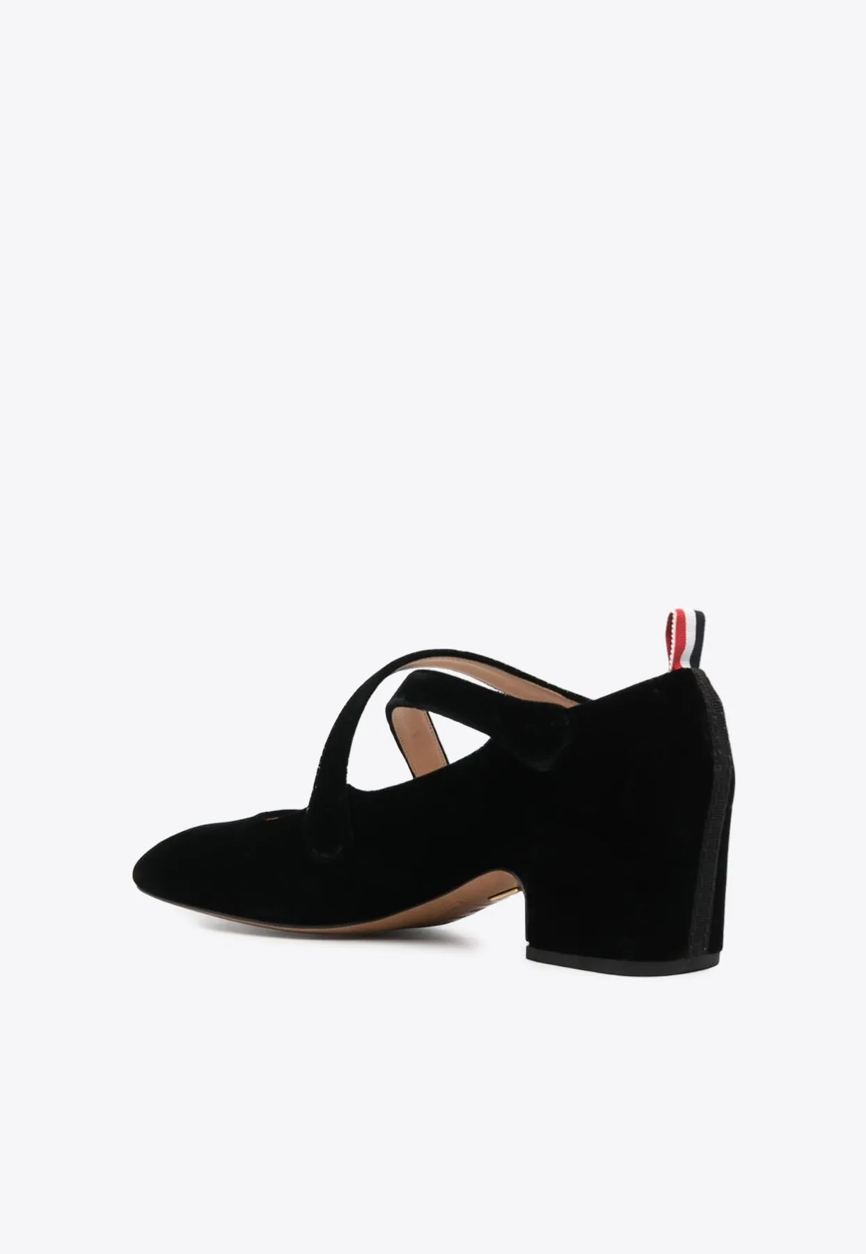 40 Crisscross Velvet Pumps