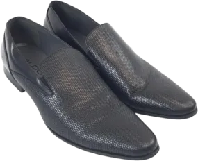 90’s Aldo Black Leather Woven Loafers Men's 11 by Aldo
