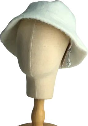 Accessorize White Bucket Hat One Size