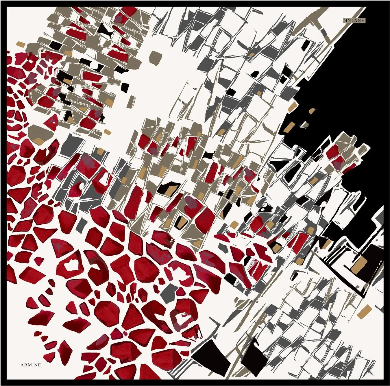 Armine Colorado Women Silk Scarf No. 82