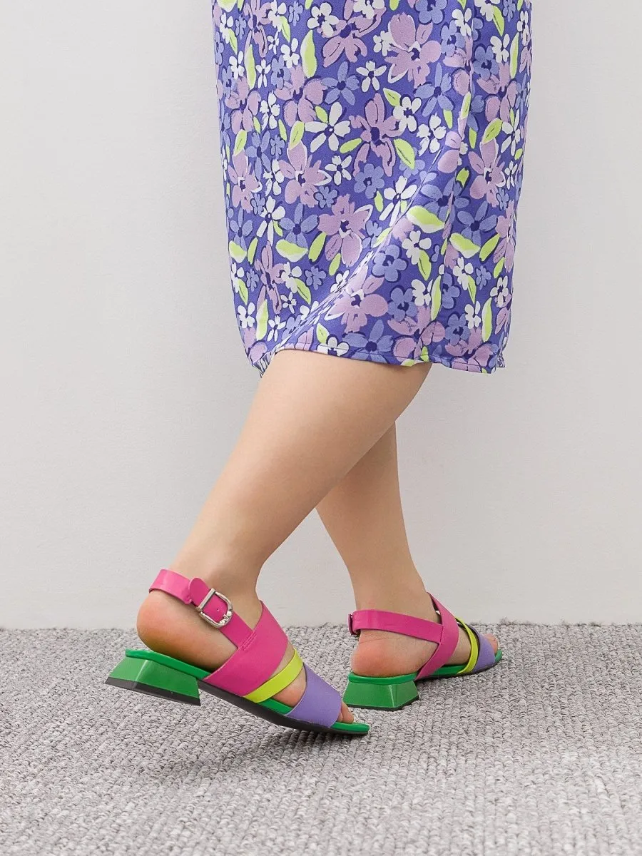Betsy Colour Block Summer Sandals