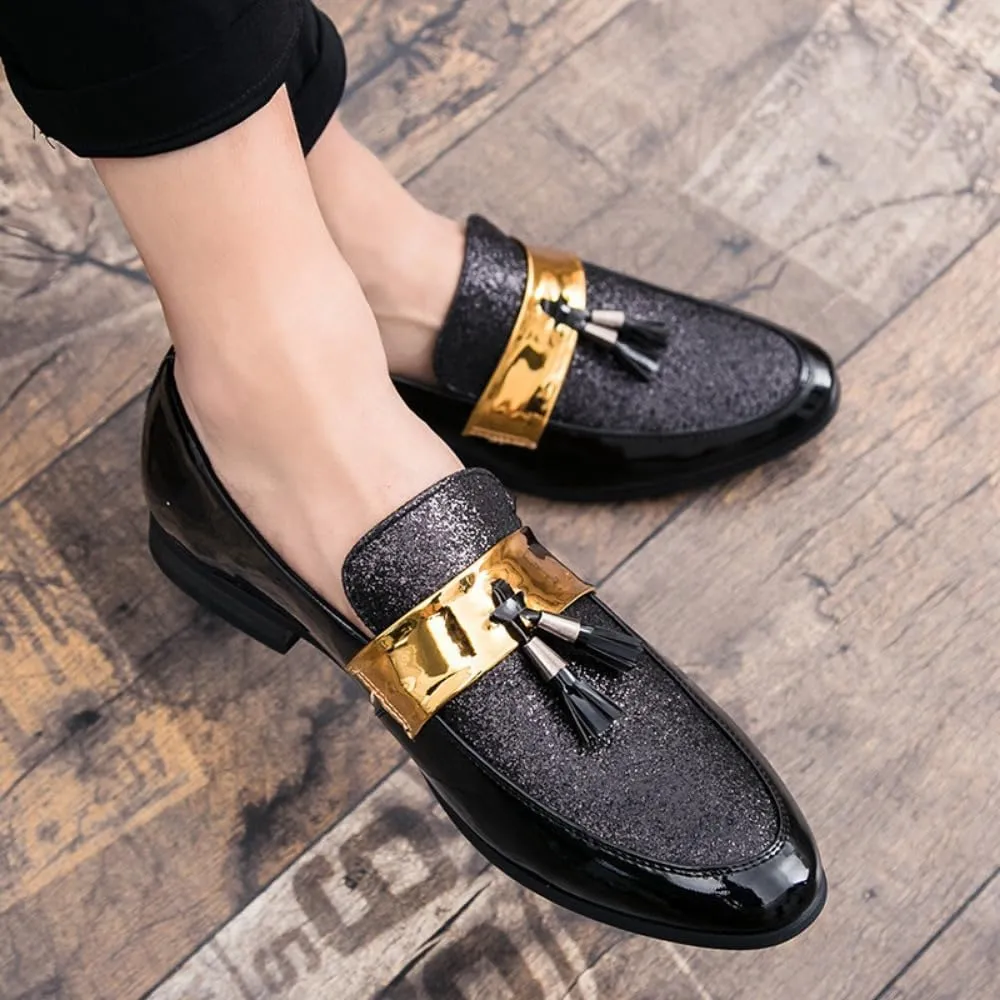 Business Casual Shoes Men - Dress Shoes,Black Shoes for Men, Men's Loafers & Slip-ons - Business Casual Shoes for Nightclub & Hairdresser