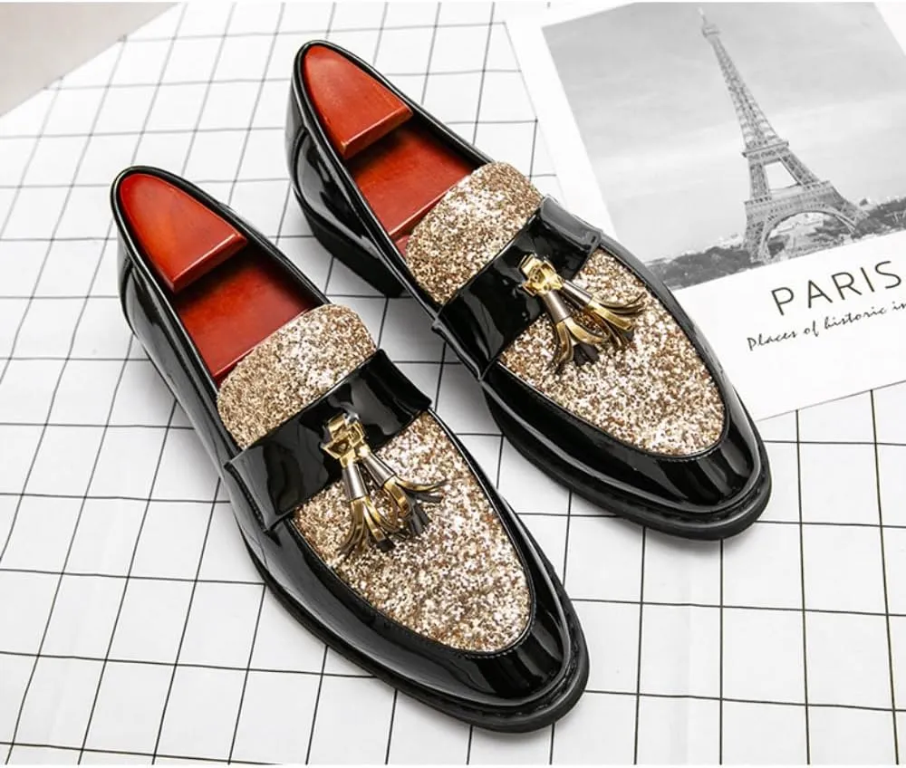Business Casual Shoes Men - Dress Shoes,Black Shoes for Men, Men's Loafers & Slip-ons - Business Casual Shoes for Nightclub & Hairdresser