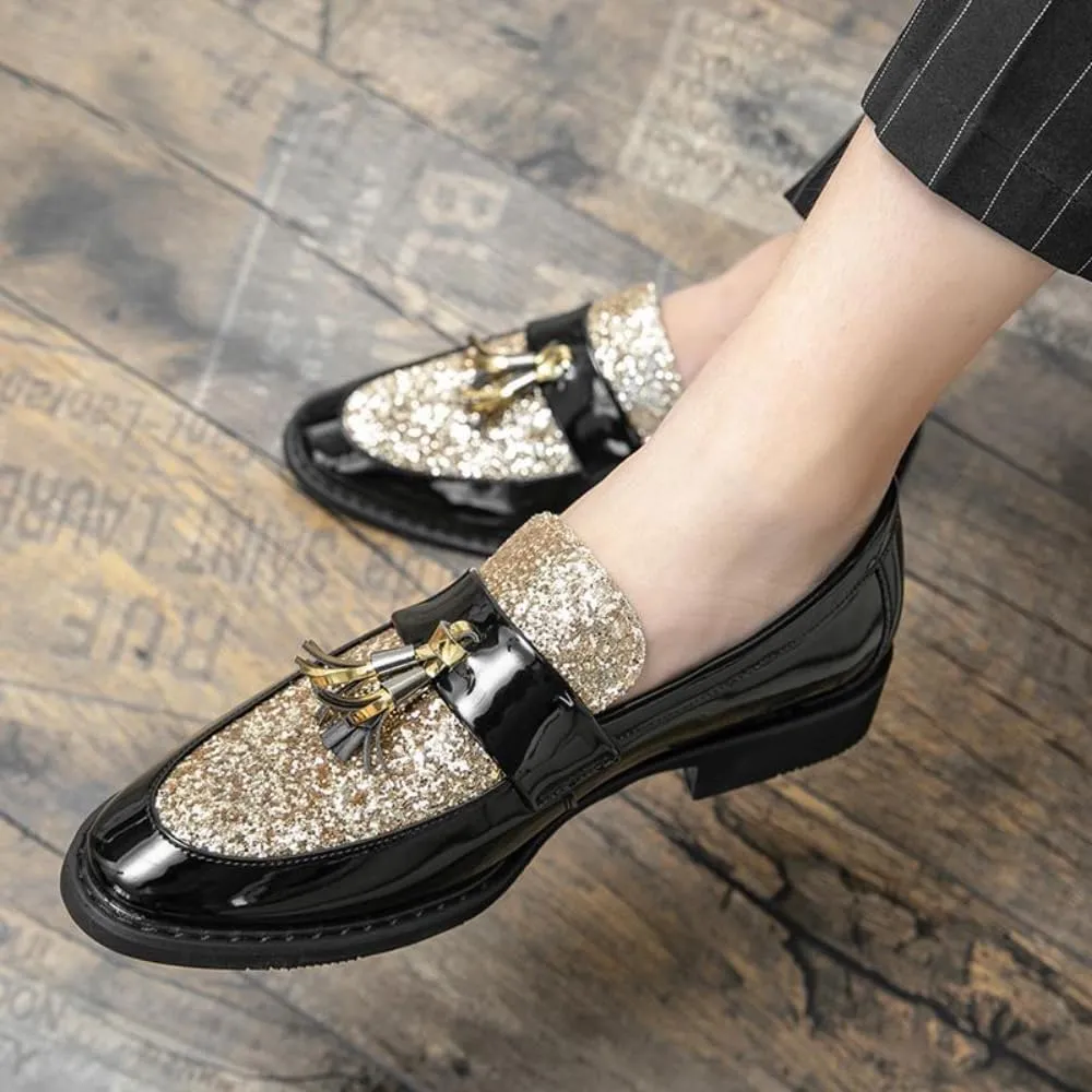 Business Casual Shoes Men - Dress Shoes,Black Shoes for Men, Men's Loafers & Slip-ons - Business Casual Shoes for Nightclub & Hairdresser