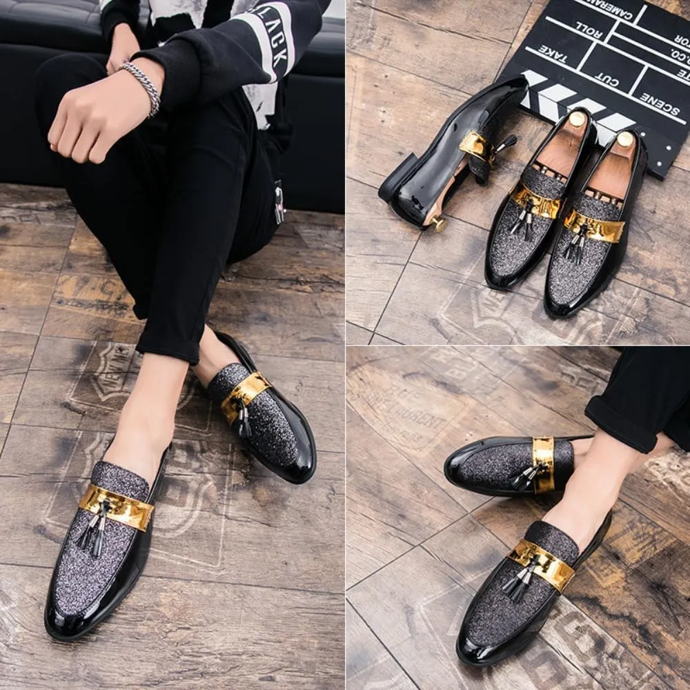 Business Casual Shoes Men - Dress Shoes,Black Shoes for Men, Men's Loafers & Slip-ons - Business Casual Shoes for Nightclub & Hairdresser