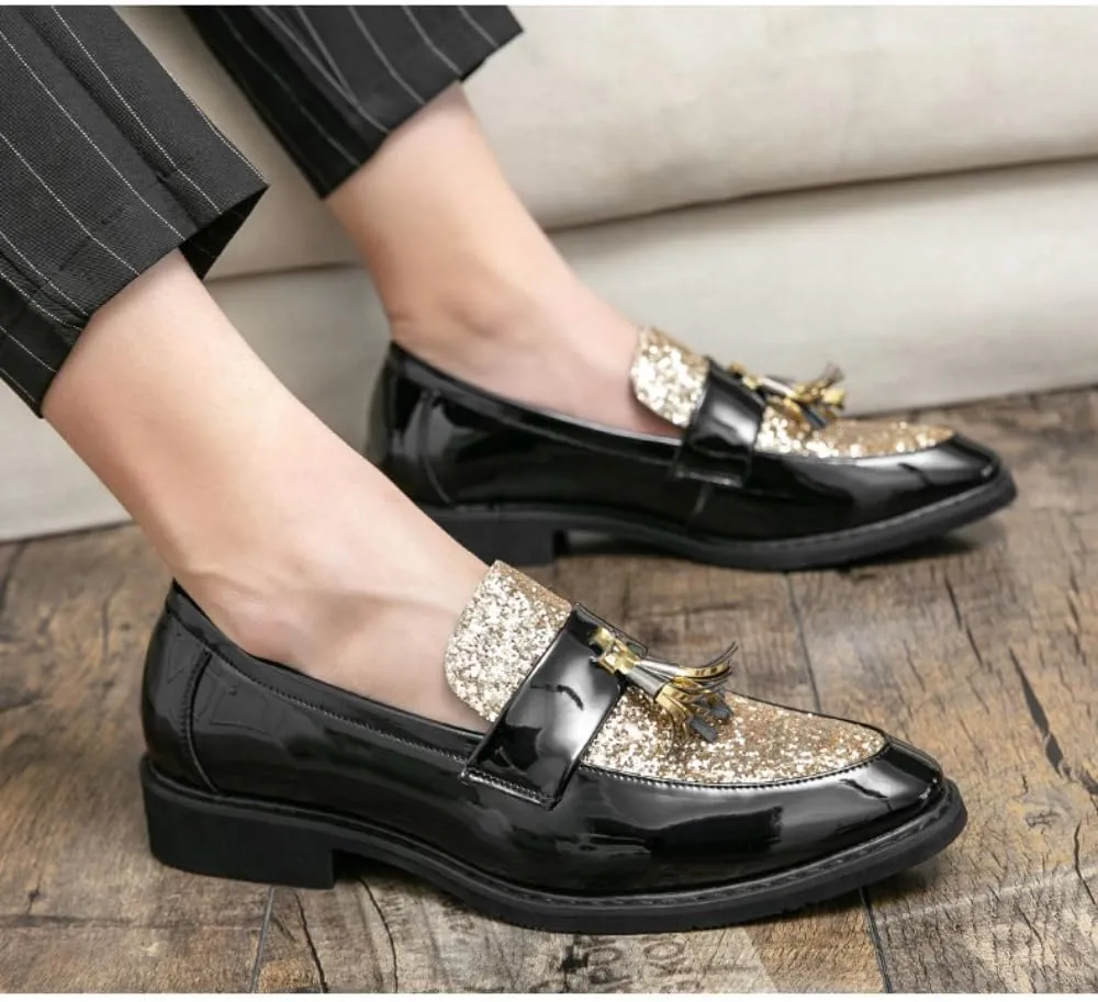 Business Casual Shoes Men - Dress Shoes,Black Shoes for Men, Men's Loafers & Slip-ons - Business Casual Shoes for Nightclub & Hairdresser