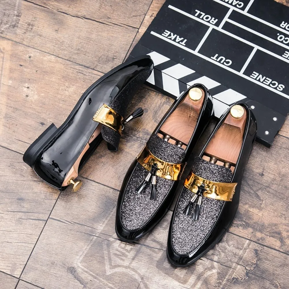 Business Casual Shoes Men - Dress Shoes,Black Shoes for Men, Men's Loafers & Slip-ons - Business Casual Shoes for Nightclub & Hairdresser