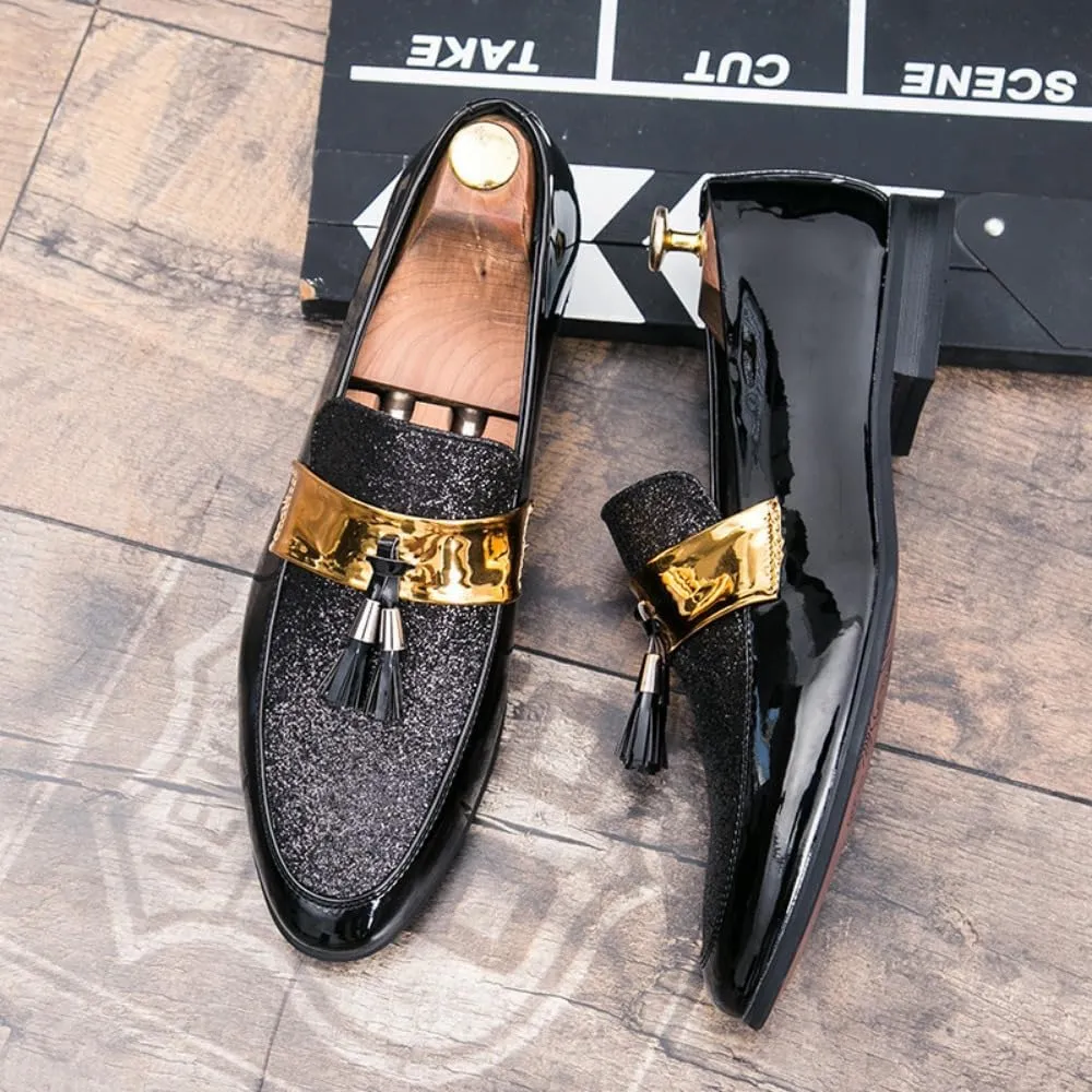 Business Casual Shoes Men - Dress Shoes,Black Shoes for Men, Men's Loafers & Slip-ons - Business Casual Shoes for Nightclub & Hairdresser
