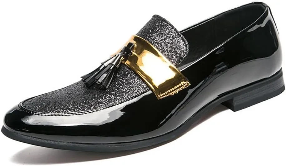Business Casual Shoes Men - Dress Shoes,Black Shoes for Men, Men's Loafers & Slip-ons - Business Casual Shoes for Nightclub & Hairdresser