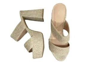 Chinese Laundry Nice Raffia Platform Heel Natural