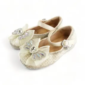 Crystal Stone Jewel Flat Shoes
