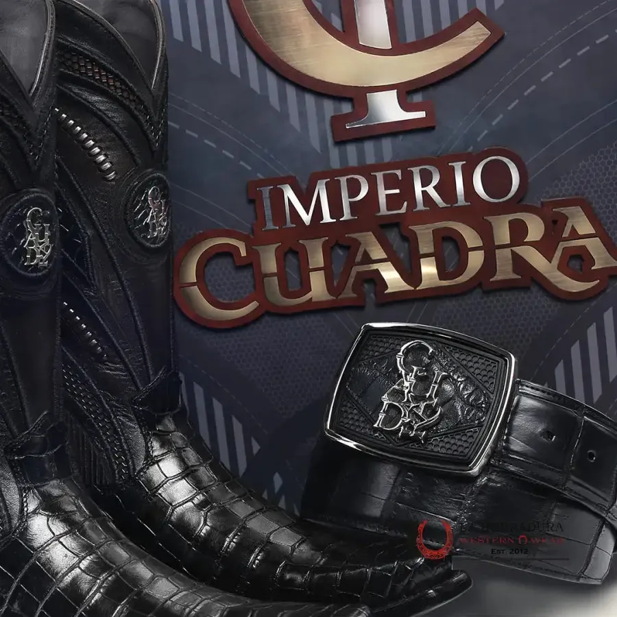 CUADRA IMPERIO BOOTS ALIGATOR LIMITED EDITION BLACK NARROW