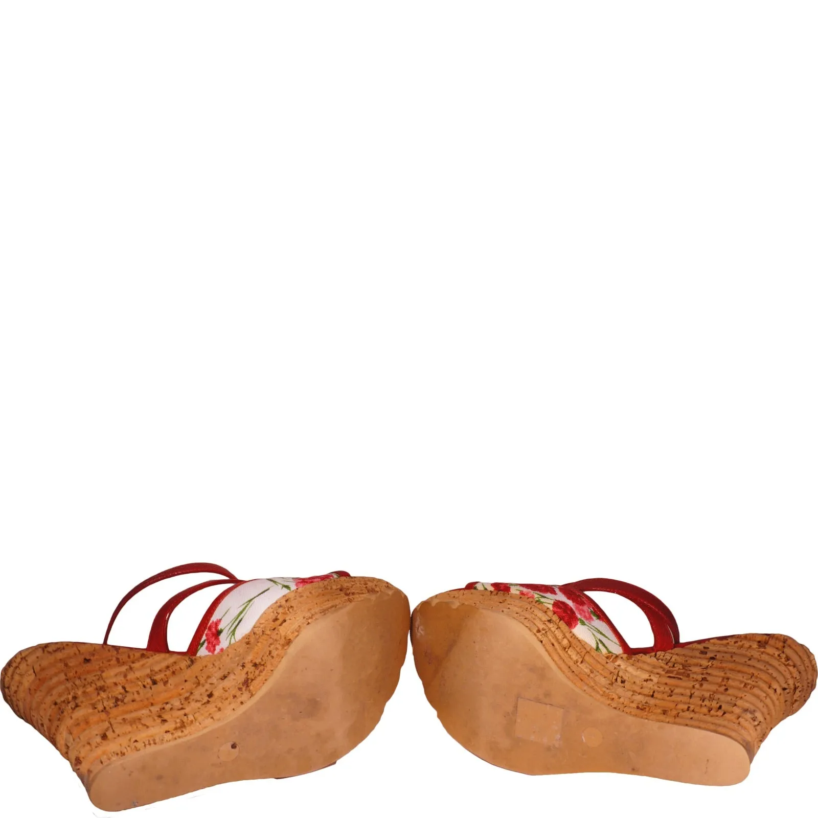 Dolce & Gabbana Floral Print Platform Wedge Shoe