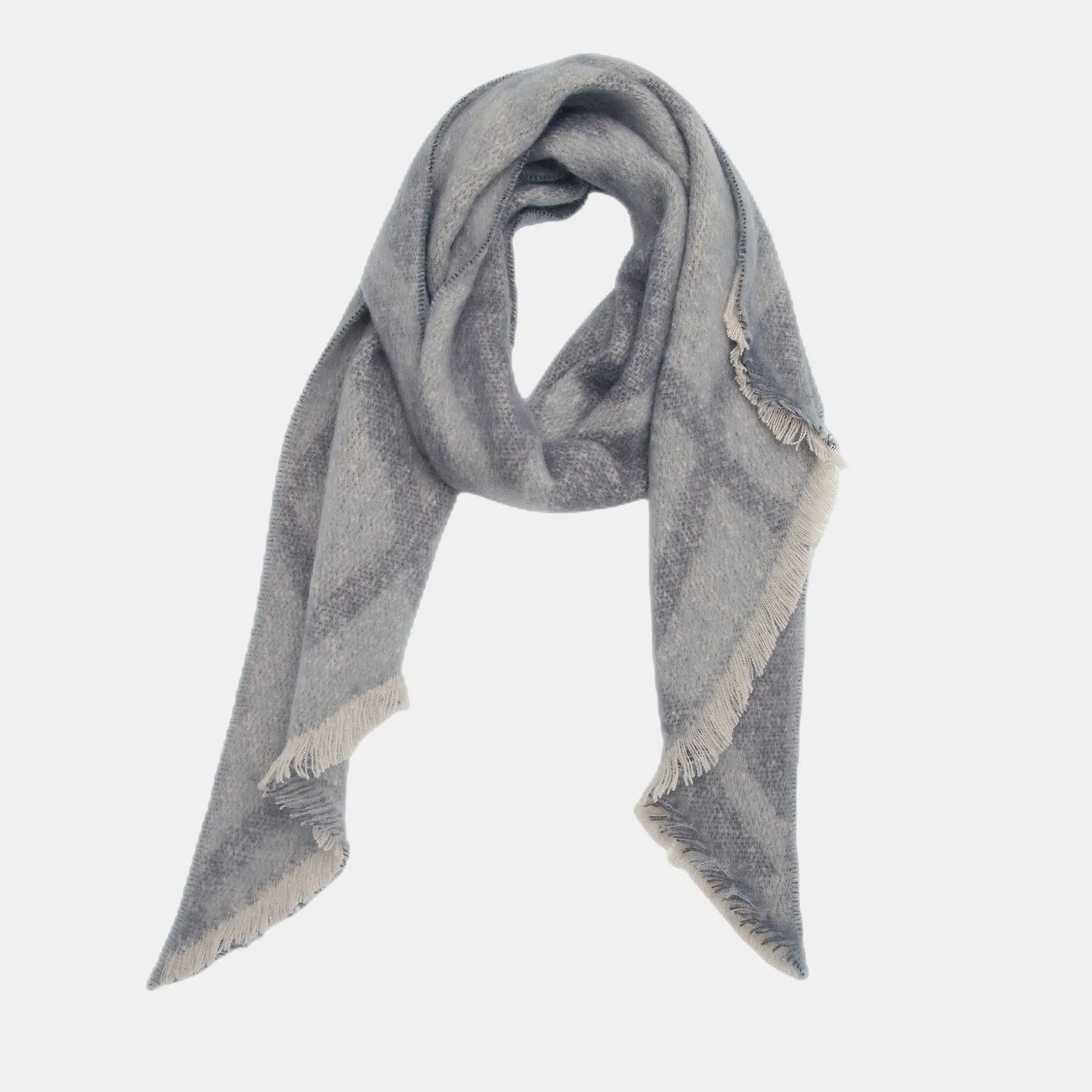 Edgy Raw Hem Wrap - Stylish Accent