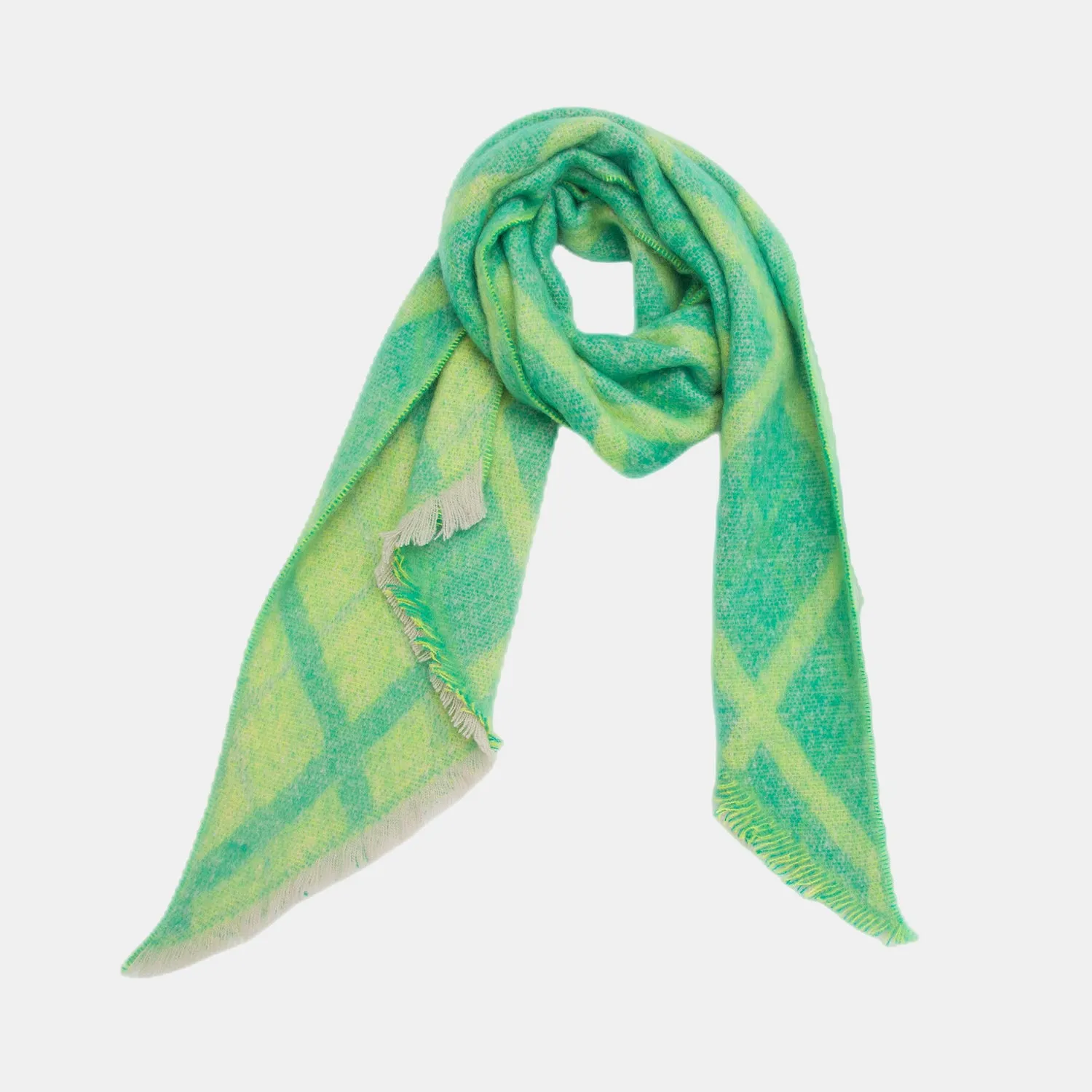 Edgy Raw Hem Wrap - Stylish Accent