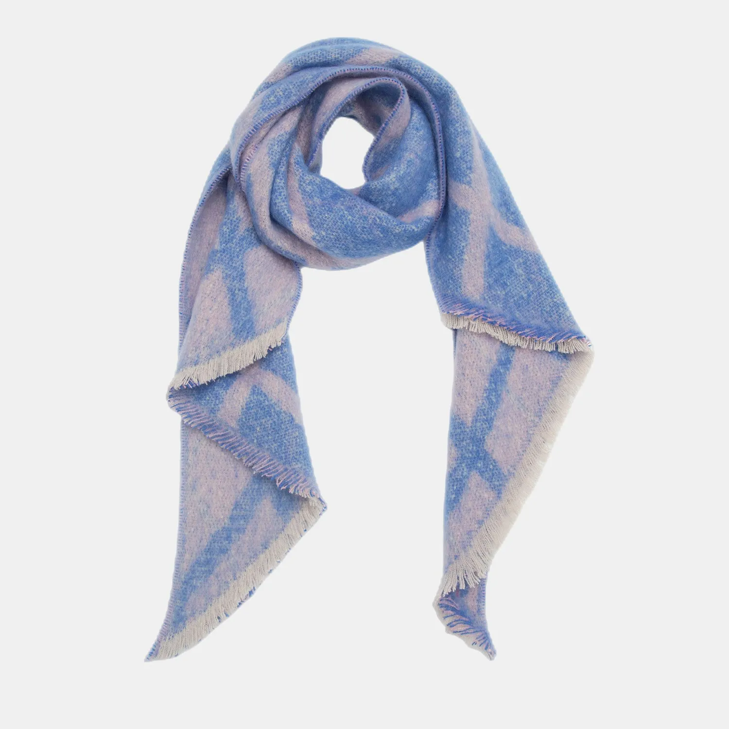 Edgy Raw Hem Wrap - Stylish Accent