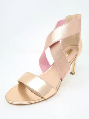 Glamour Everly Rose Pink Heel Sandals