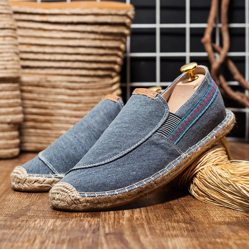 Gustl - Vintage Canvas Loafers voor Heren