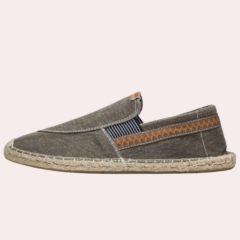 Gustl - Vintage Canvas Loafers voor Heren