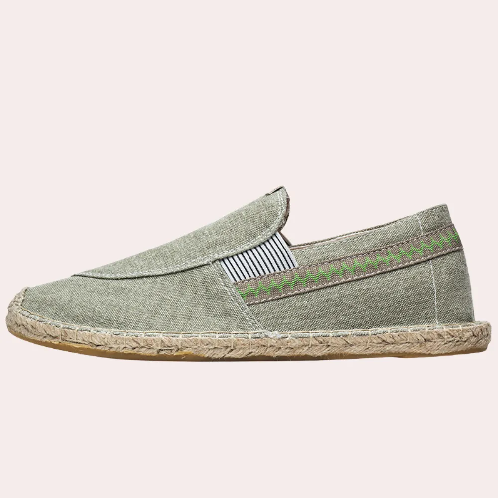 Gustl - Vintage Canvas Loafers voor Heren
