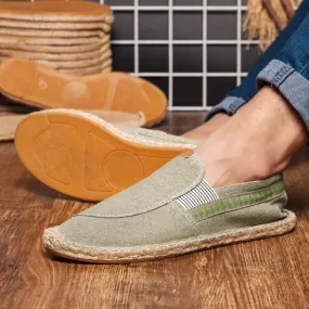 Gustl - Vintage Canvas Loafers voor Heren