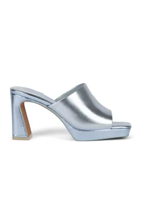 Jeffrey Campbell Caviar In Light Blue Metallic