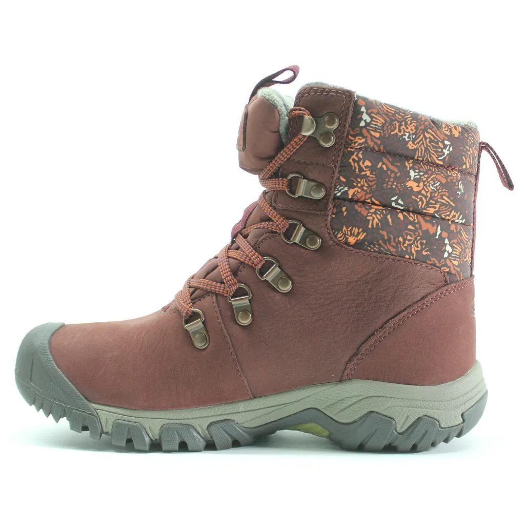 Keen Greta Leather Textile Insulated Women's Winter Hiking Boots