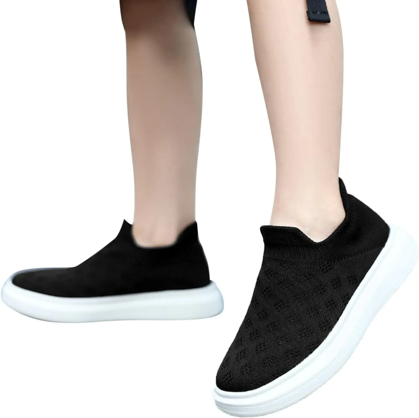 Kids Girls Boys Running Sneakers Lightweight Breathable Mesh Sports Shoes Girls Tennis Shoes Slip On Loafers