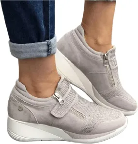 Ladmiple Shoes For Women Sneakers Slip Ons Fashion Dressy Casual Summer Comfortable Non Slip Walking Platform Gym Shoes