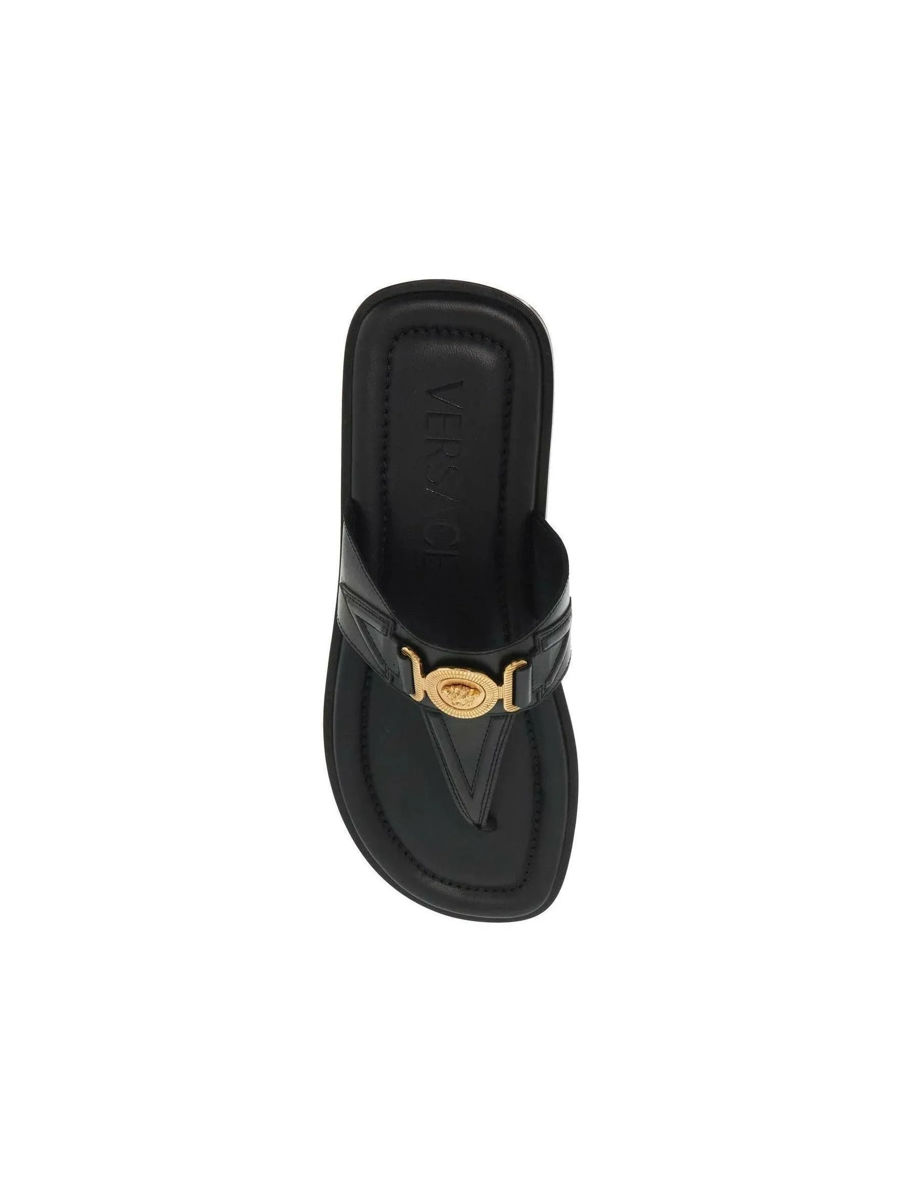 Medusa Biggie Leather Sandals