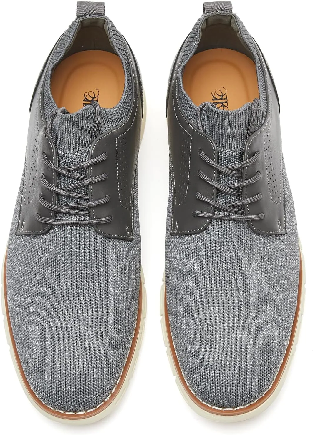 Men's Lightweight Dress Sneakers Casual Dress Shoes Comfortable Oxford Shoes for Business Work Office Walking