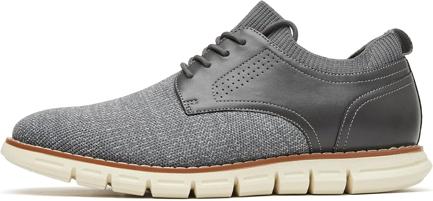 Men's Lightweight Dress Sneakers Casual Dress Shoes Comfortable Oxford Shoes for Business Work Office Walking