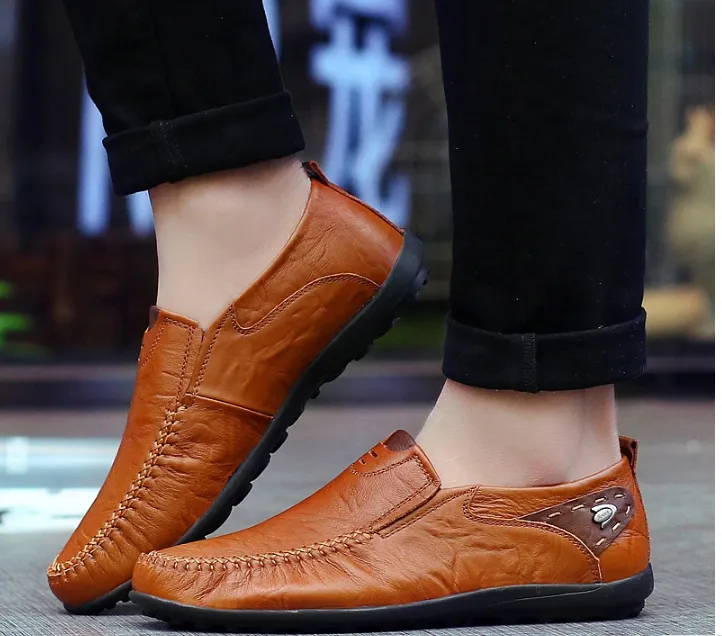 Men's Split Leather Casual Shoes