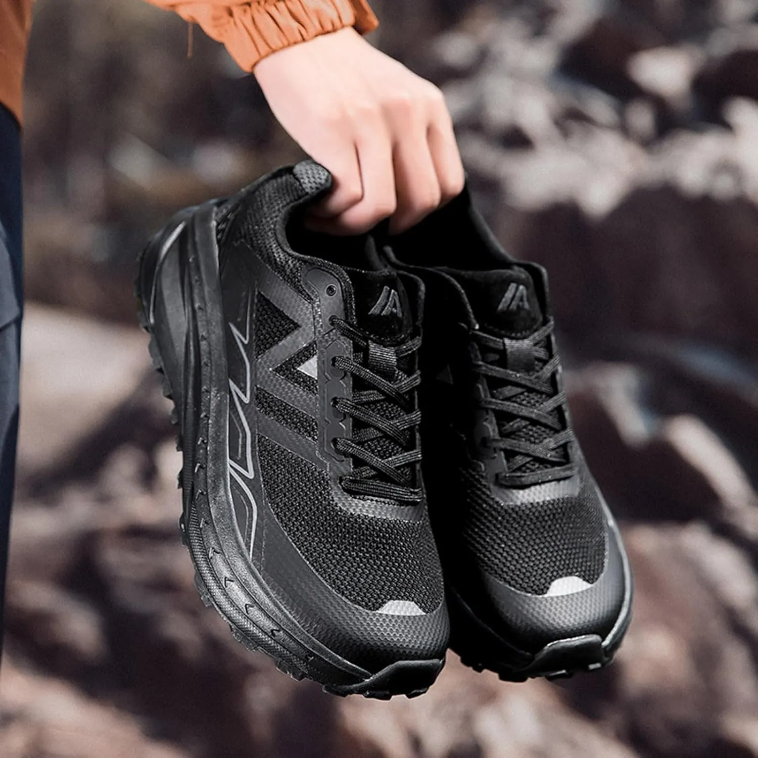 Men's Spring and Summer Fashion Mesh Lace Up Inside Increase 5cm Sneakers Comfortable Breathable Mens Sneaker Slippers
