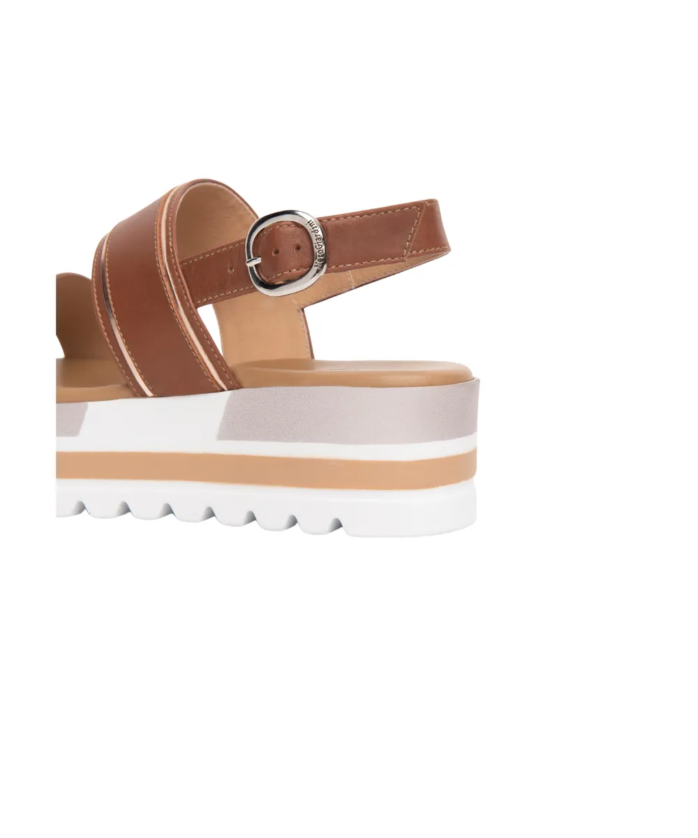 NERO GIARDINI WOMENS LEATHER SANDALS