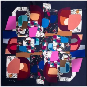Pierre Cardin Miro Silk Scarf No. 22