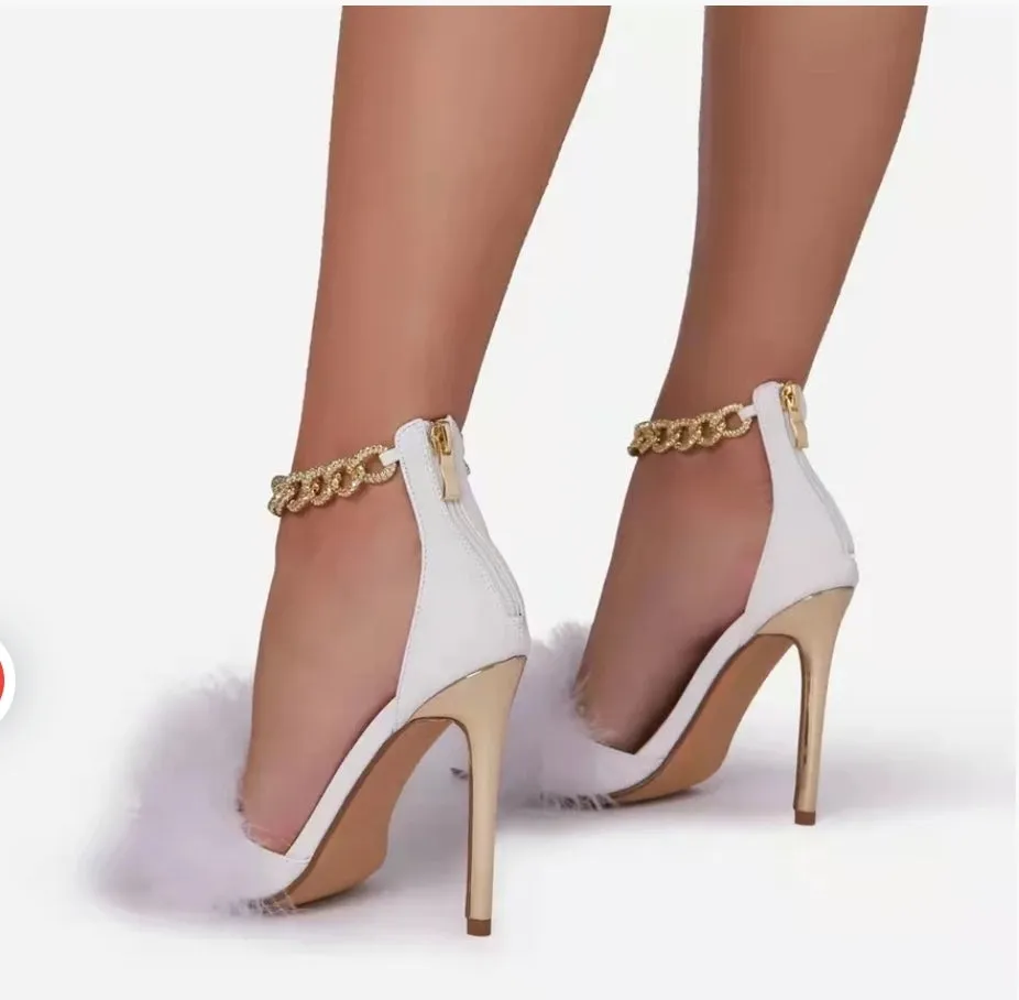 "Peekaboo" heels