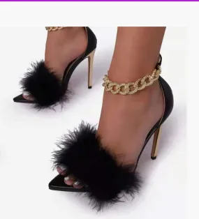 "Peekaboo" heels