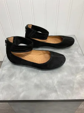 Shoes Flats By Clarks In Black, Size:9