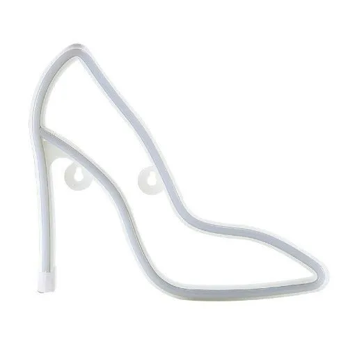 Wall Hanging LED Neon Light Sign, High heels design
