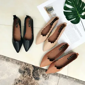 Women's Casual Soft Flats With Pointed Toe